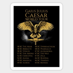 Julius Caesar World Tour - SPQR Ancient Roman Legion Eagle Magnet